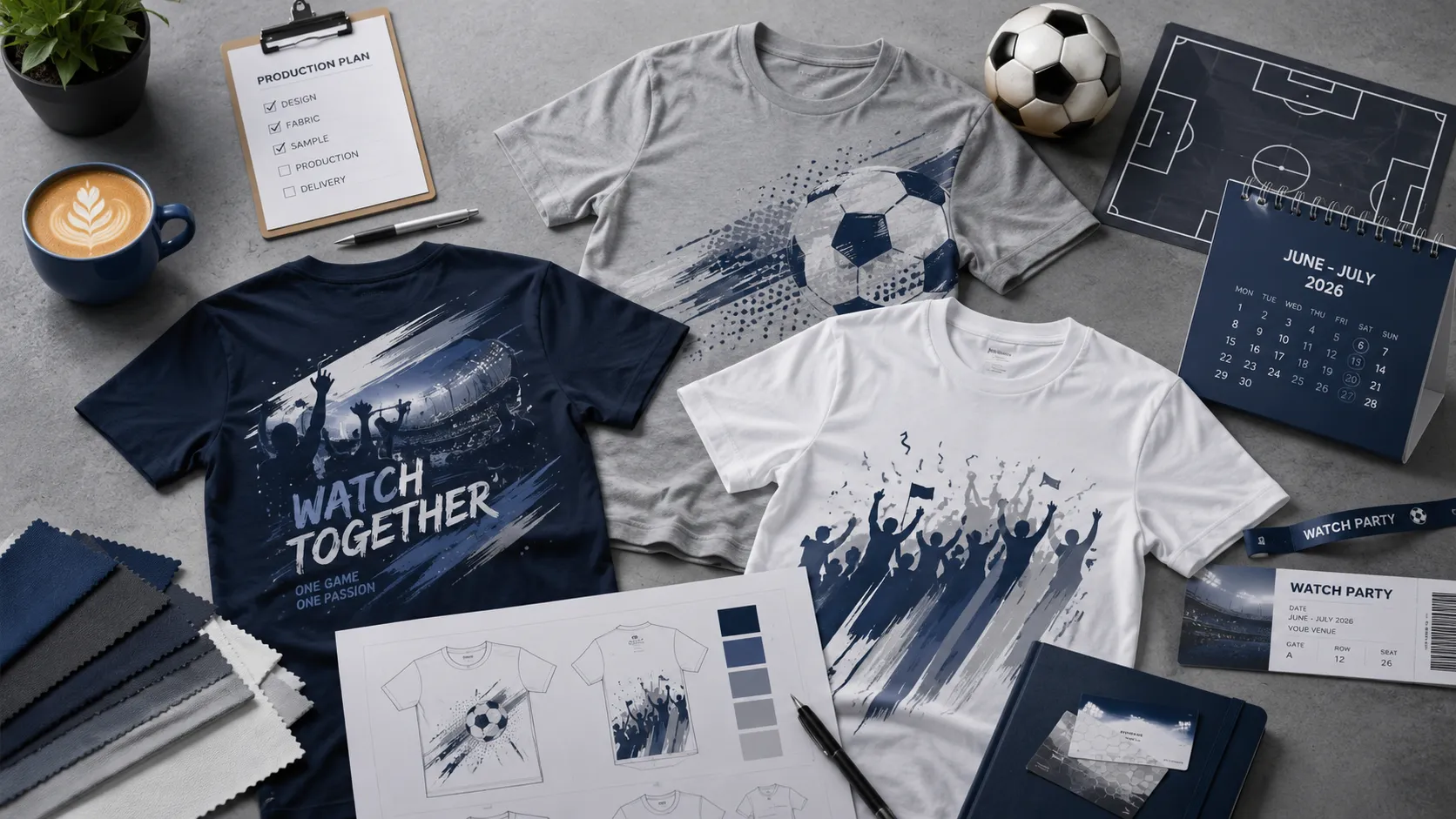 ทำเสื้อบอลโลกได้ ถ้าไม่แตะโลโก้ ตราทีม และชื่อนักเตะ